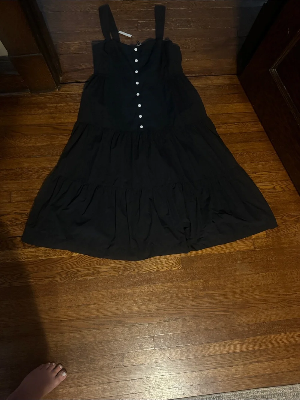 Madewell Suzette
Seamed Bodice Tiered Midi Dress/ pockets NWT - Picture 7 of 7